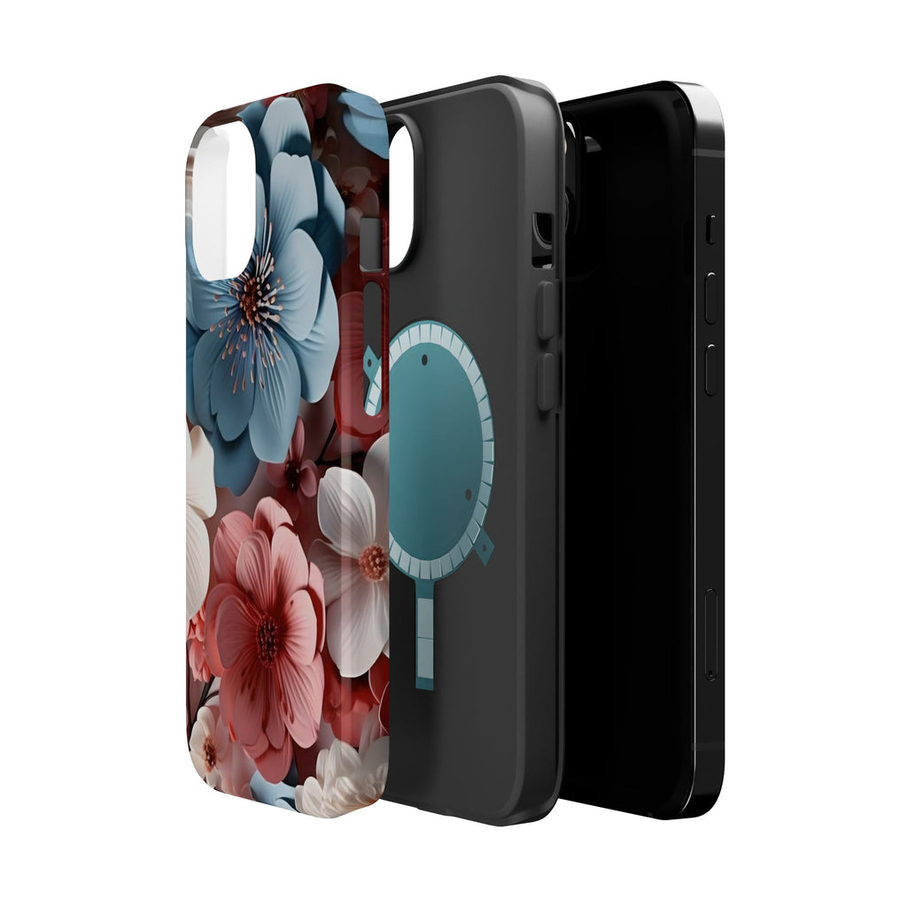 Floral Blossoms Magnetic Case | Impact-Resistant Phone Case