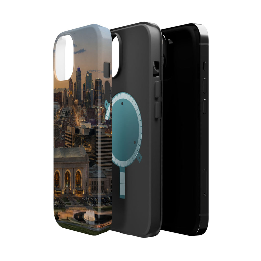 Kansas City Union Station Skyline phone case | Magnetic impact-resistant case