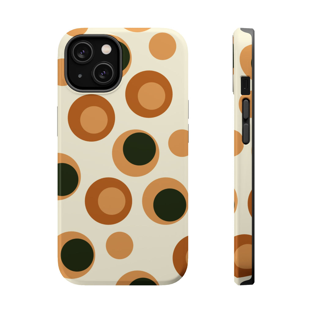 Retro Dot Pattern Phone Case | Magnetic Impact-Resistant Case