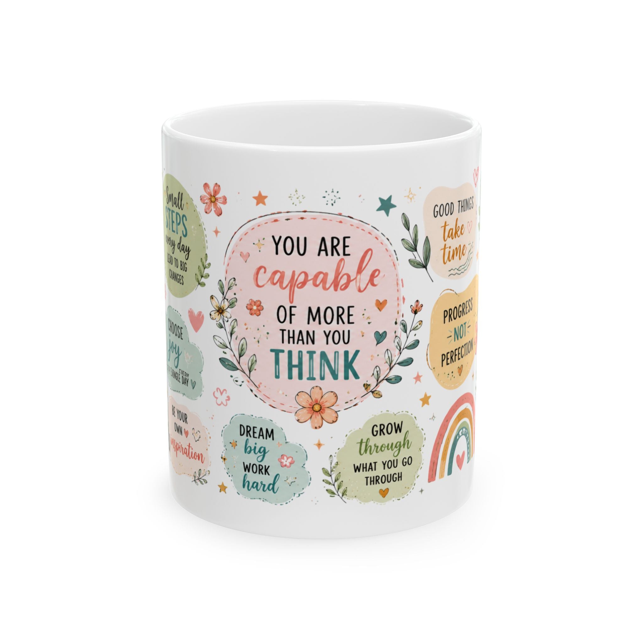 You Are Capable of More Than You Think Mug | Inspirational Quote Ceramic Mug