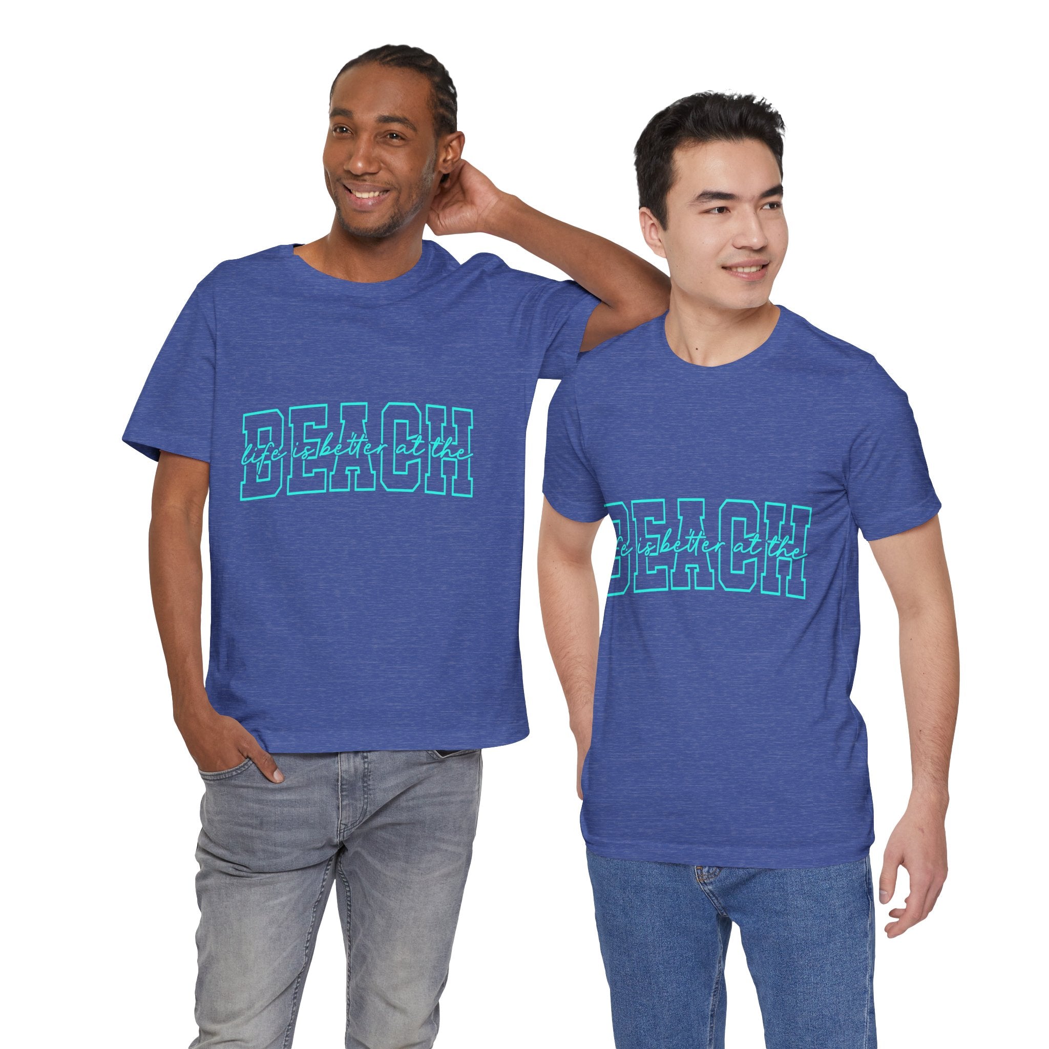 Beach state script Tee | Coastal summer typography t-shirt