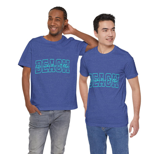 Beach state script Tee | Coastal summer typography t-shirt