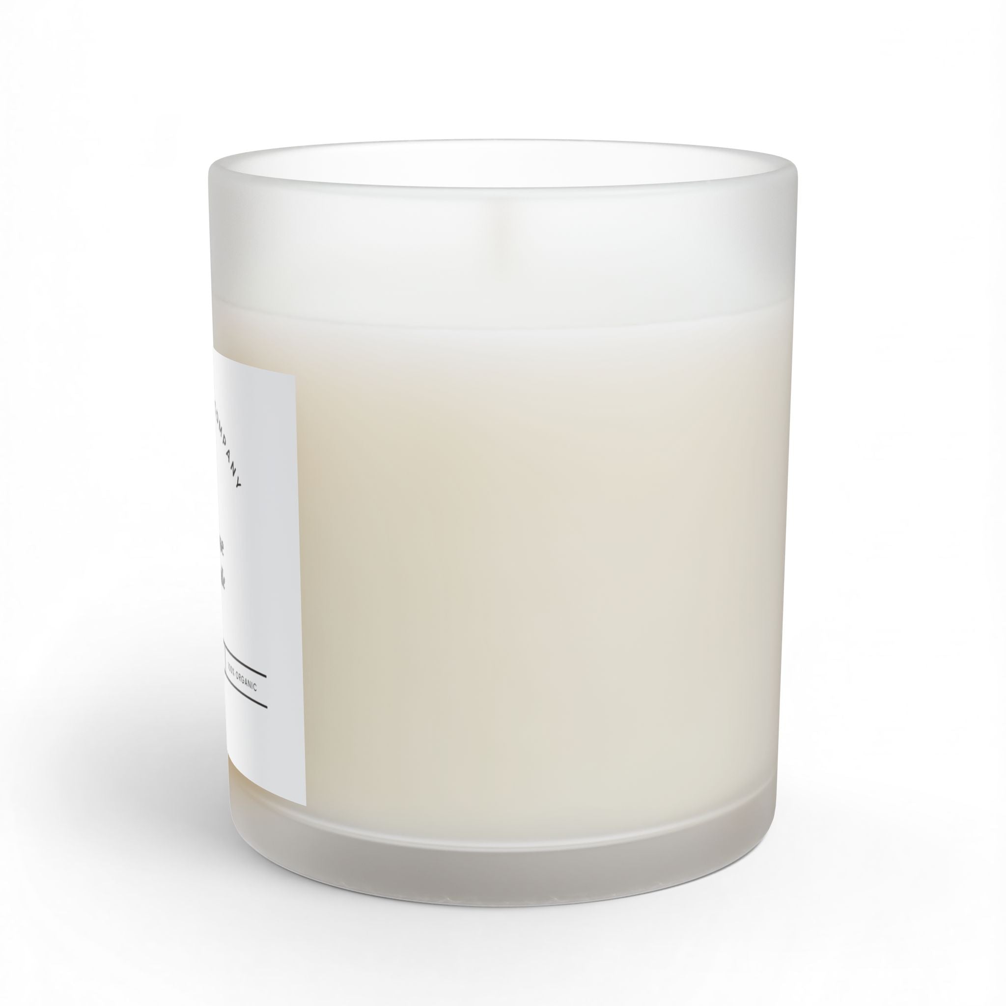 Beach Rose Glass Candle | 11oz Soy Wax Candle