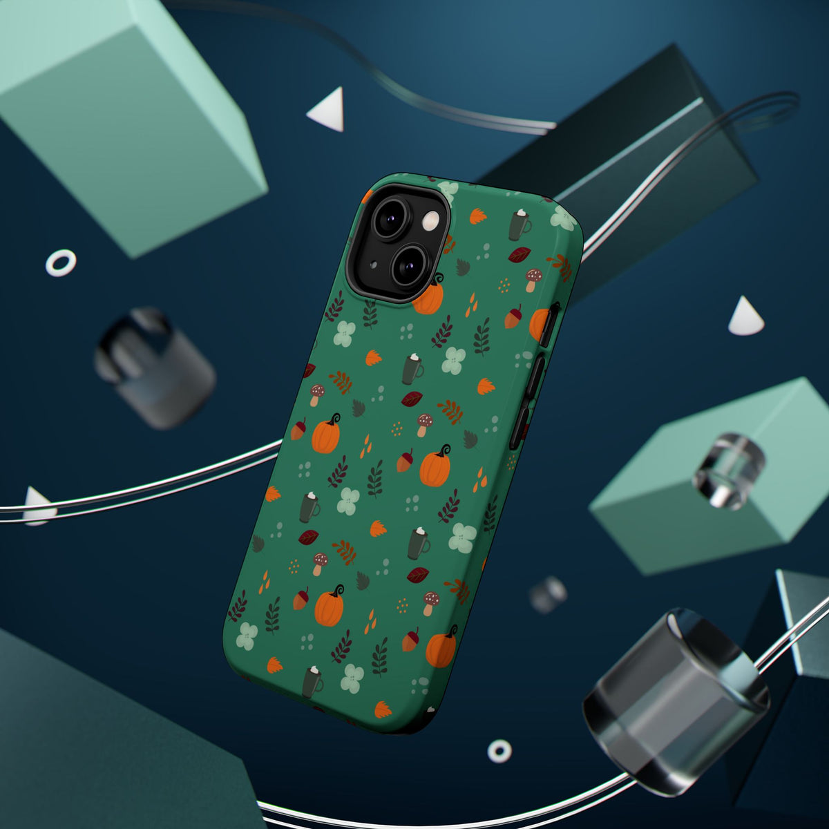 Autumn Pumpkins Pattern Phone Case | Magnetic Impact-Resistant Case