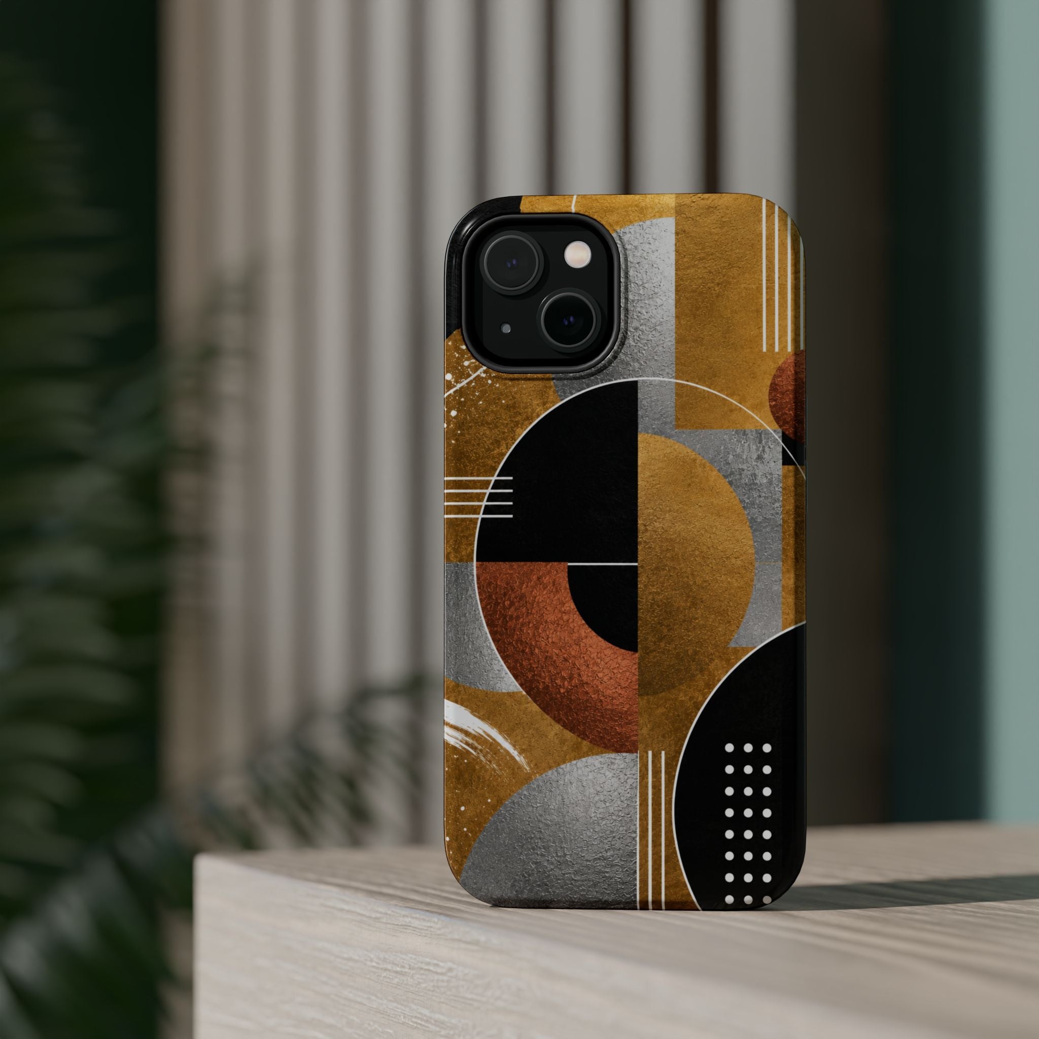 Abstract Geometric Art Phone Case | Magnetic Impact-Resistant Case