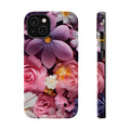 Pink Floral Phone Case | iPhone Magnetic Impact-Resistant Case
