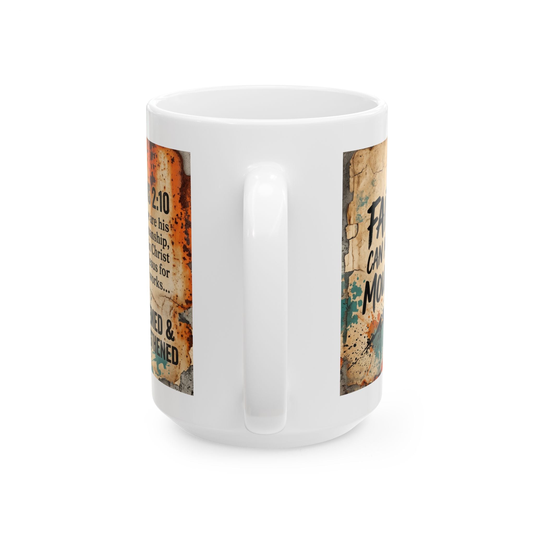 Created With Purpose Lion Cross Mug | Inspirational Christian Coffee Cup
