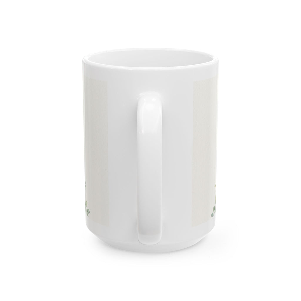 I Can Do All Things Through Christ mug | Philippians 4:13 floral ceramic mug