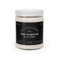 Pink Grapefruit Soy Candle 9oz | Scented Candle with White Lid
