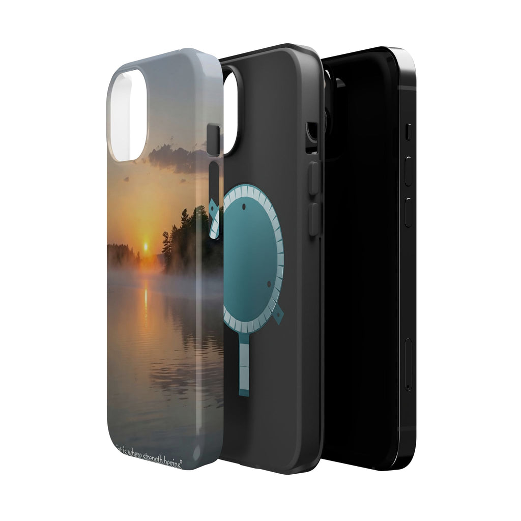 Sunrise Lake Landscape Phone Case | Magnetic Impact-Resistant Case