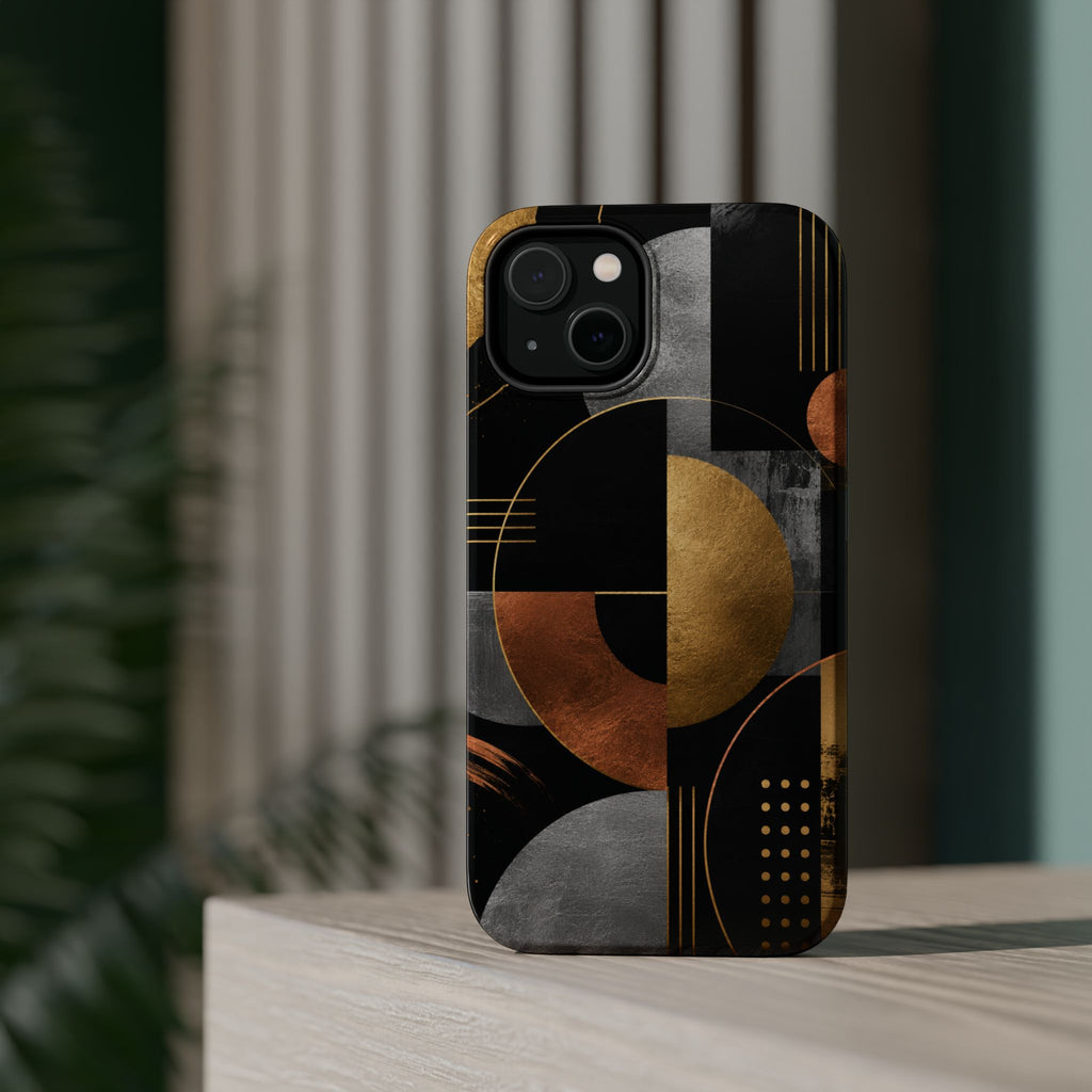 Abstract Geometric Circles Phone Case | Magnetic Impact-Resistant Case