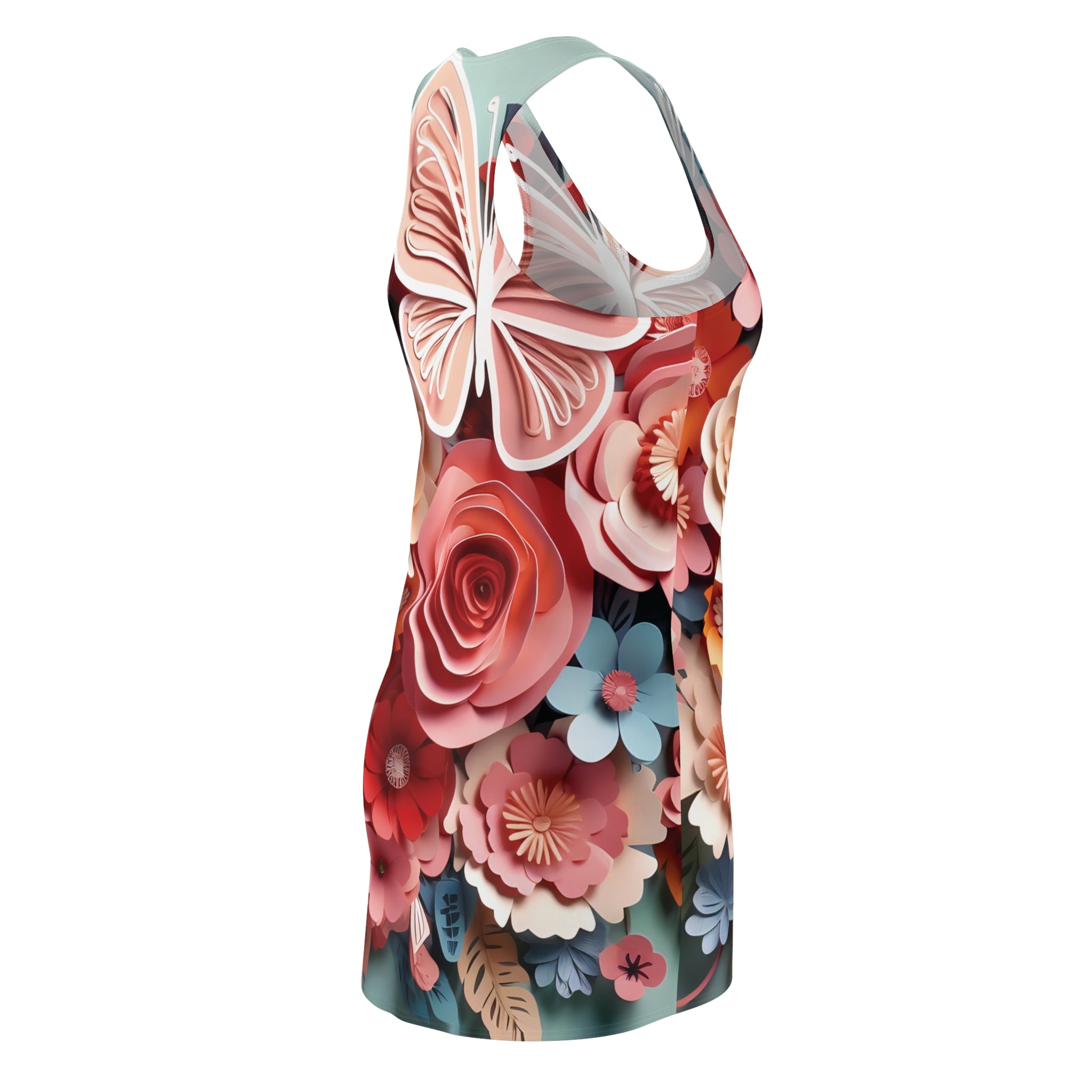 Women's Cut & Sew Racerback Dress (AOP)