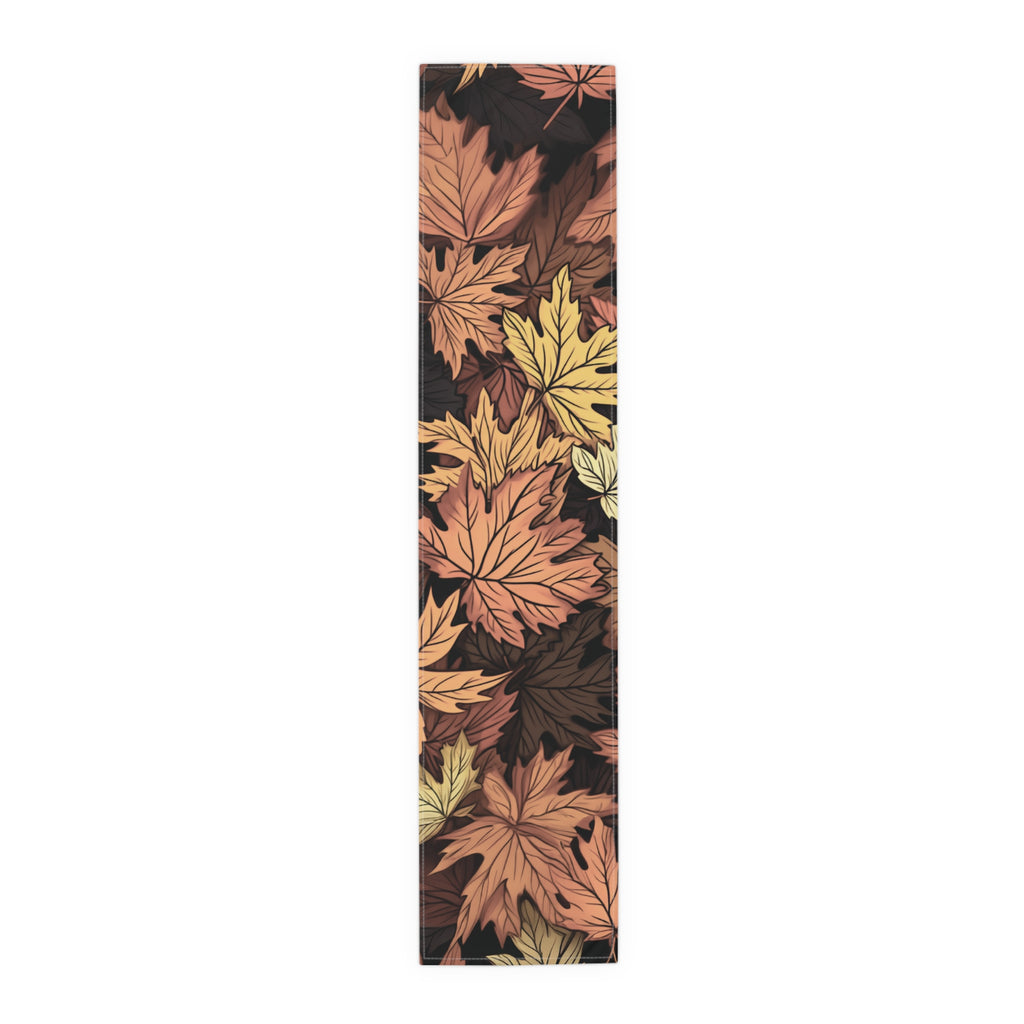 Autumn Maple Leaves Table Runner | Fall Leaves Table Runner