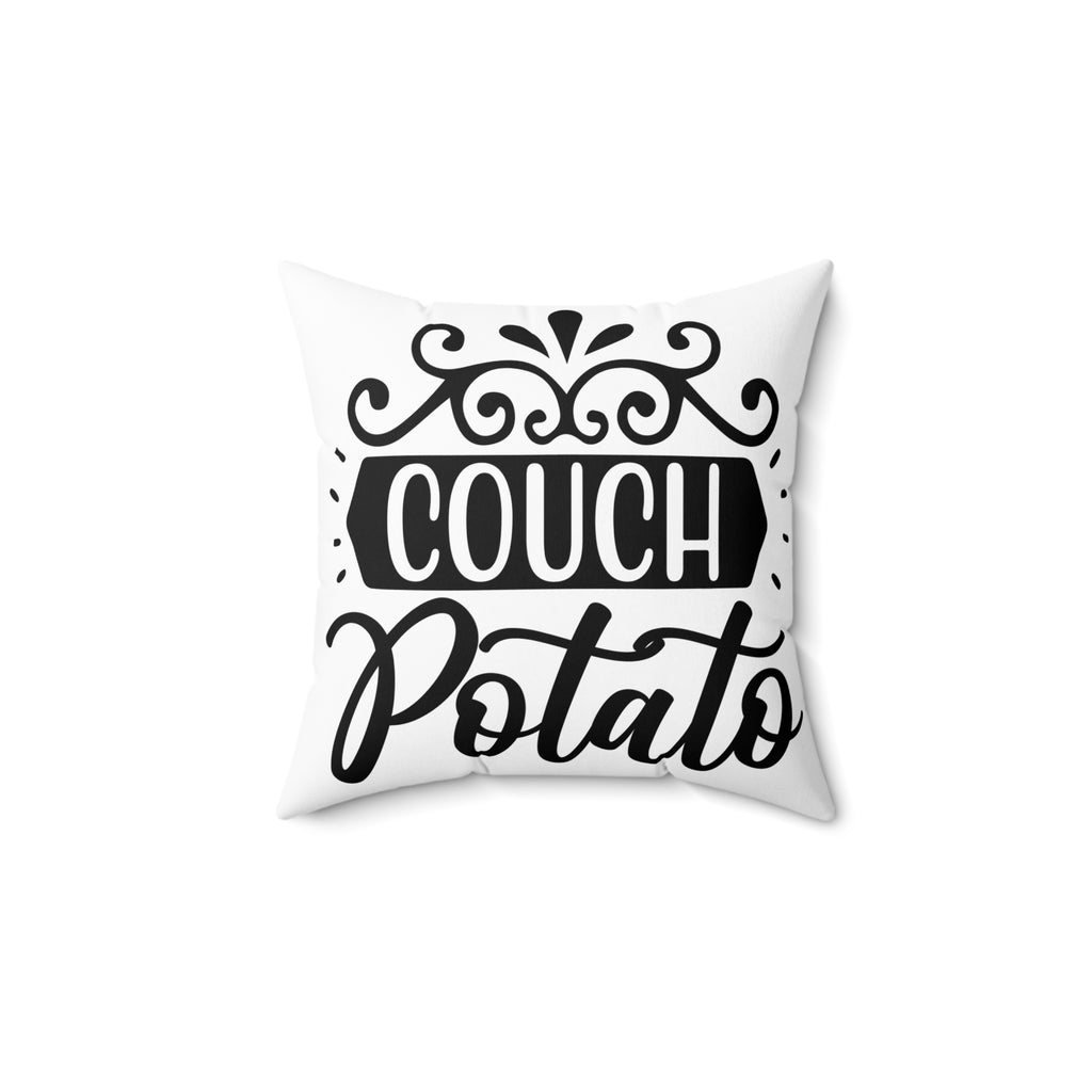 Couch Potato Pillow | Decorative Throw Pillow, Polyester Square