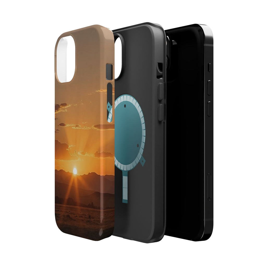 Sunrise Over Mountains phone case | Magnetic impact-resistant case