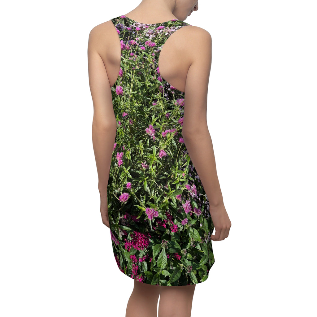 Wildflower Meadow Racerback Dress | Pink Floral All-Over Print
