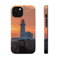 Lighthouse Cliff Sunset Phone Case | Magnetic Impact-Resistant Case