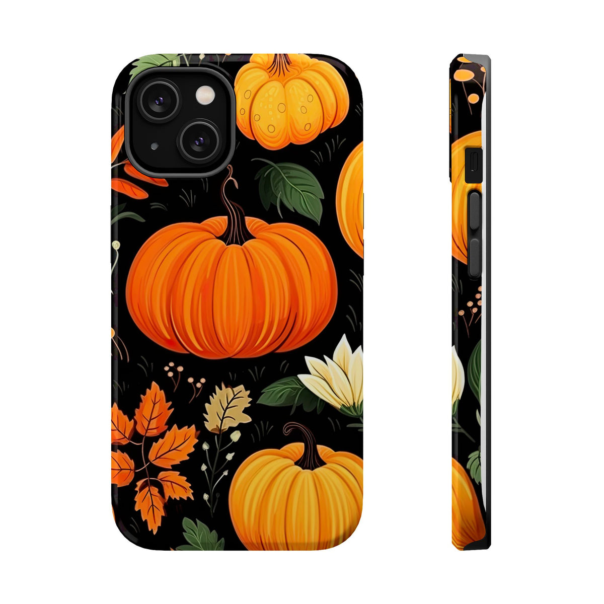 Pumpkin Pattern Phone Case | Magnetic Impact-Resistant Case