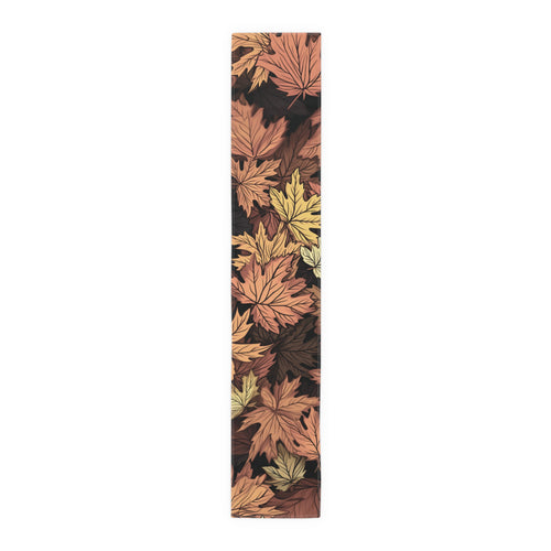 Autumn Maple Leaves Table Runner | Fall Leaves Table Runner