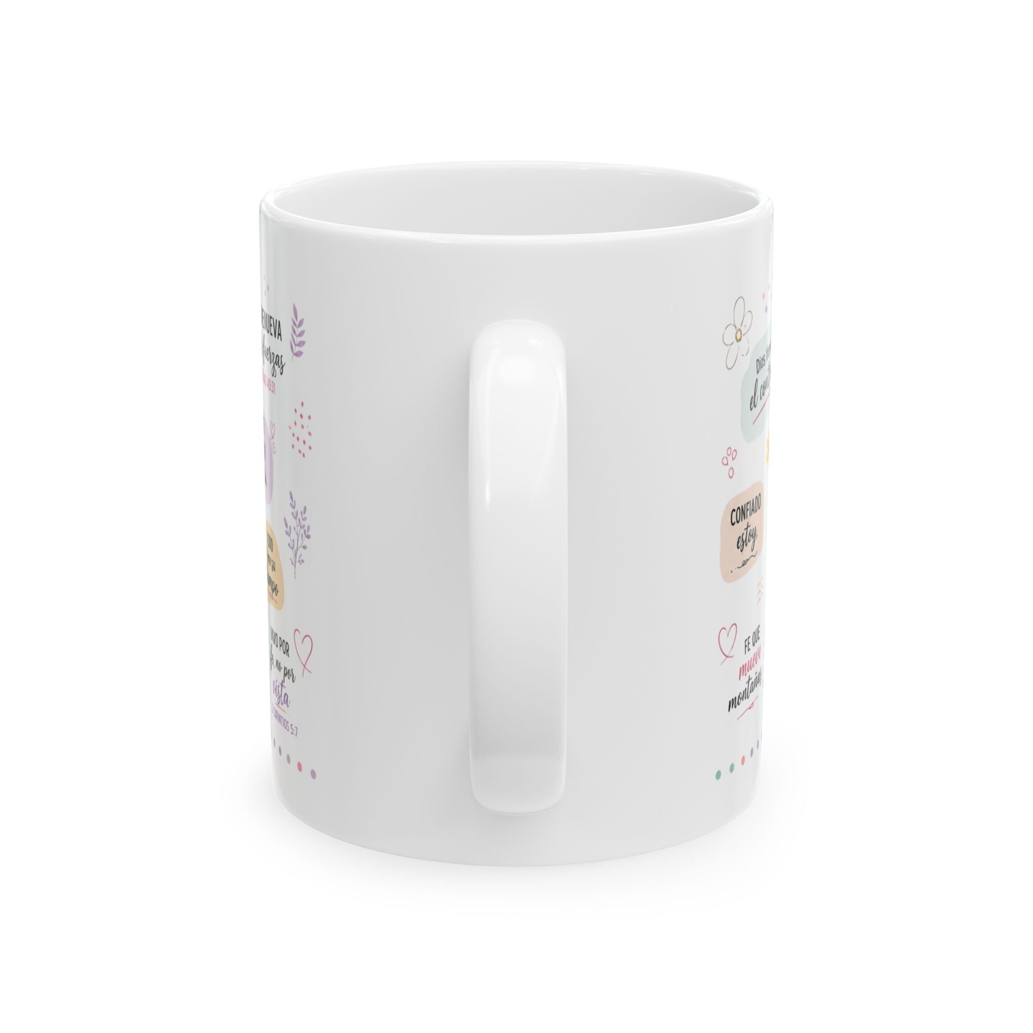 Planes de Dios para mi Mug | Spanish Faith Family Illustration