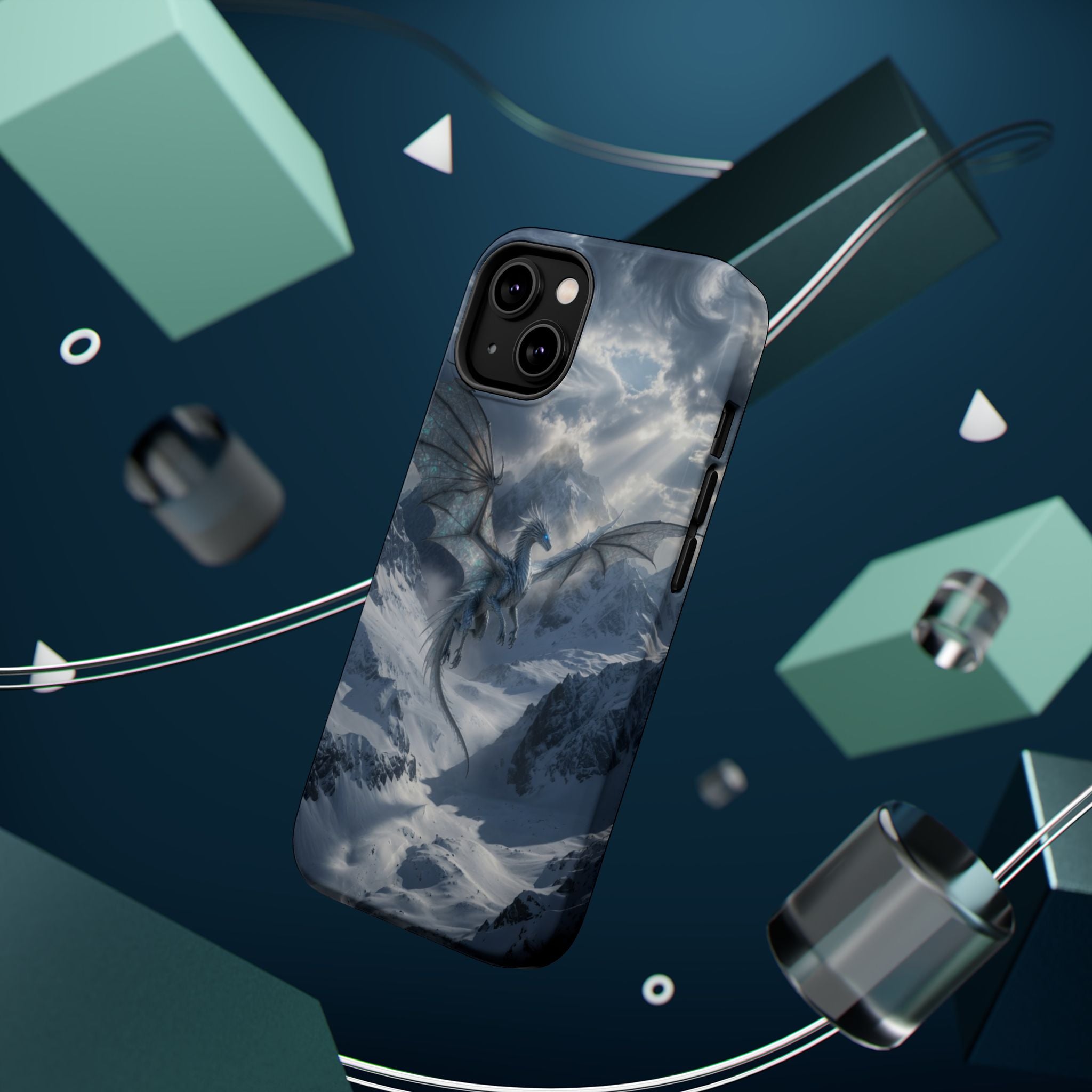 Ice Dragon phone case | Magnetic impact-resistant case