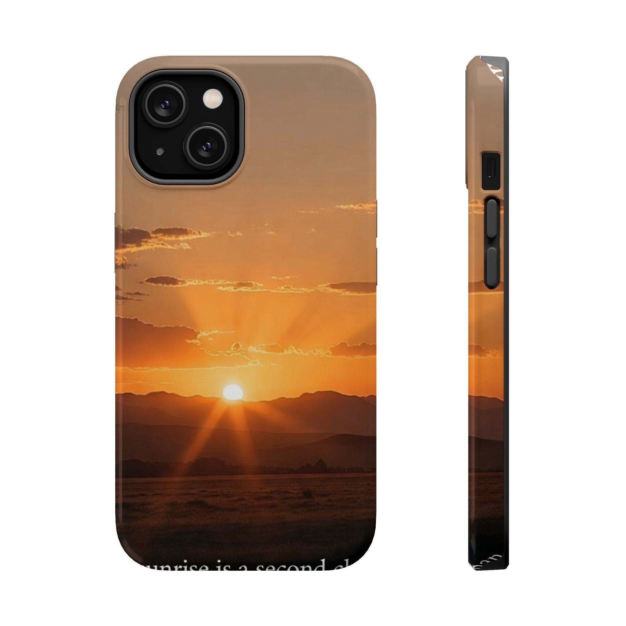Sunrise Over Mountains phone case | Magnetic impact-resistant case