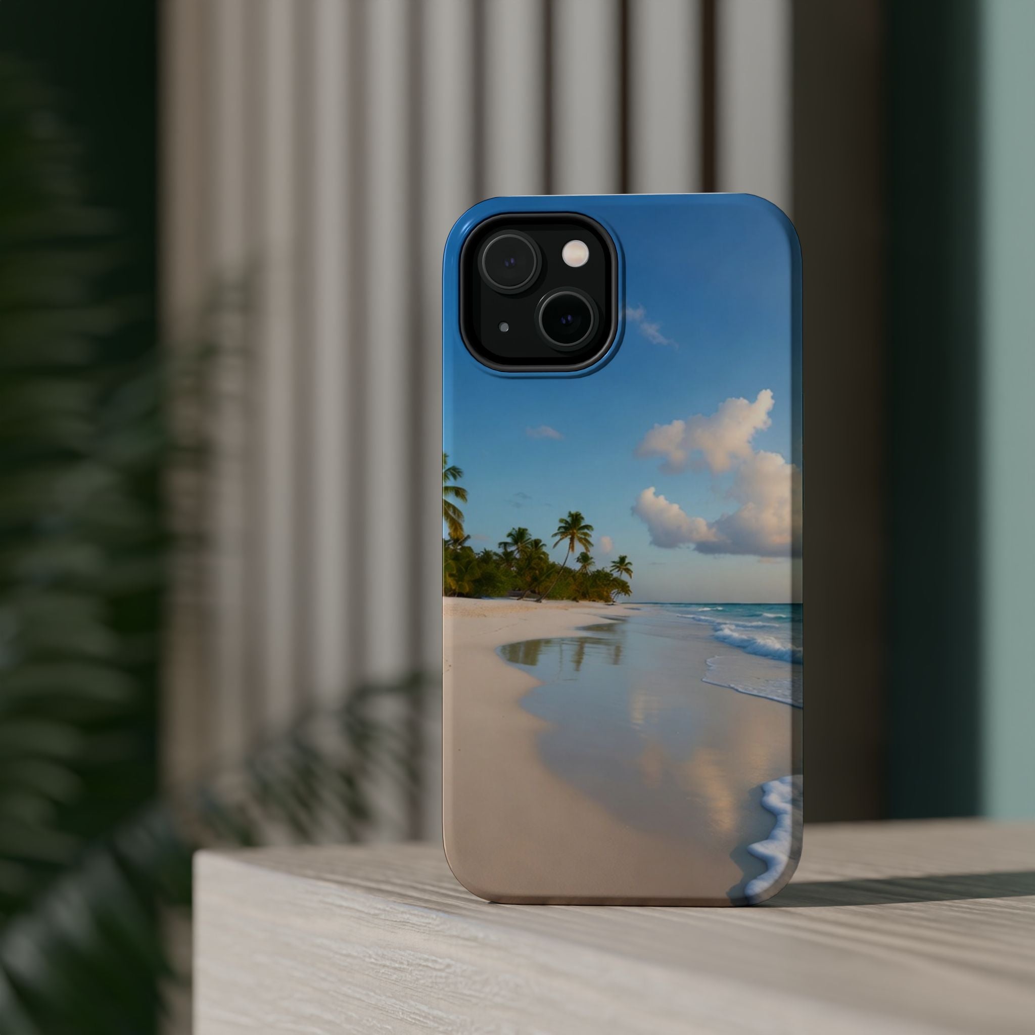 Tropical Beach Phone Case | Magnetic Impact-Resistant Case