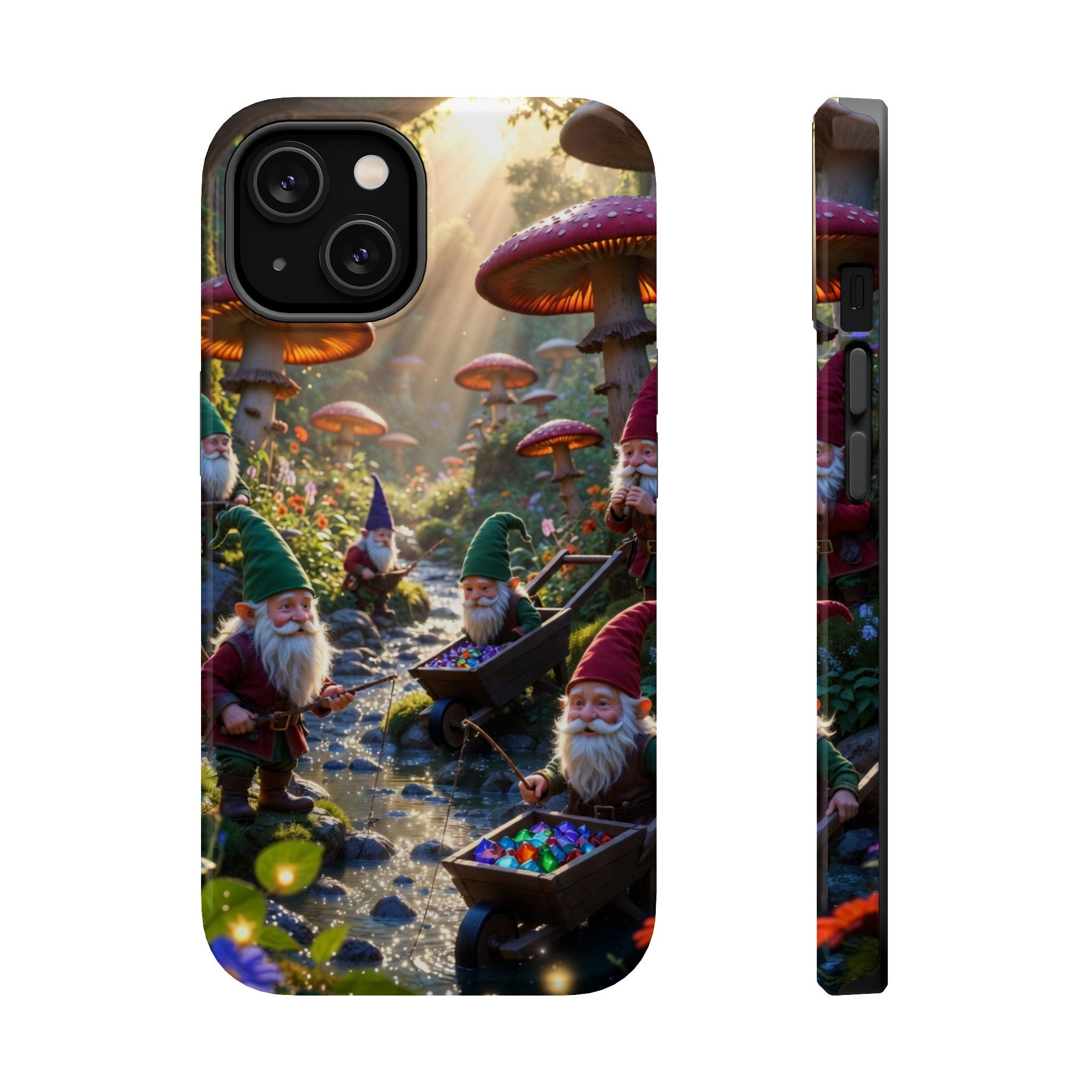 Gnome Mushroom Forest Phone Case | Magnetic Impact-Resistant Case