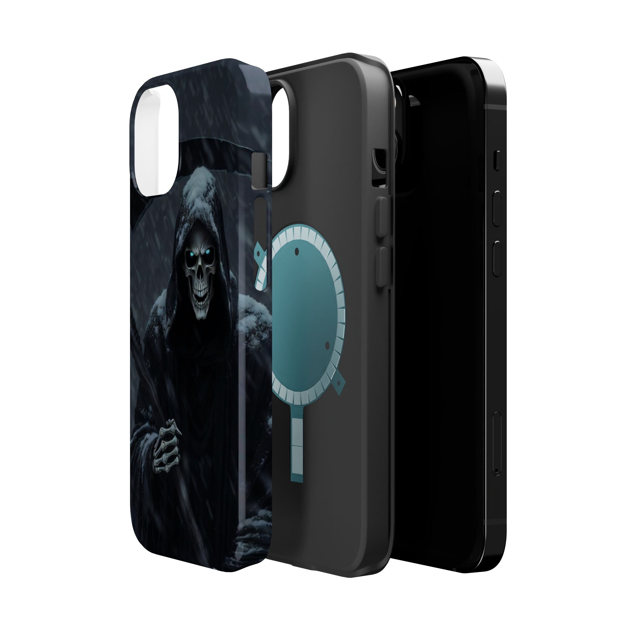 Grim Reaper Skull Phone Case | Magnetic Impact-Resistant Case