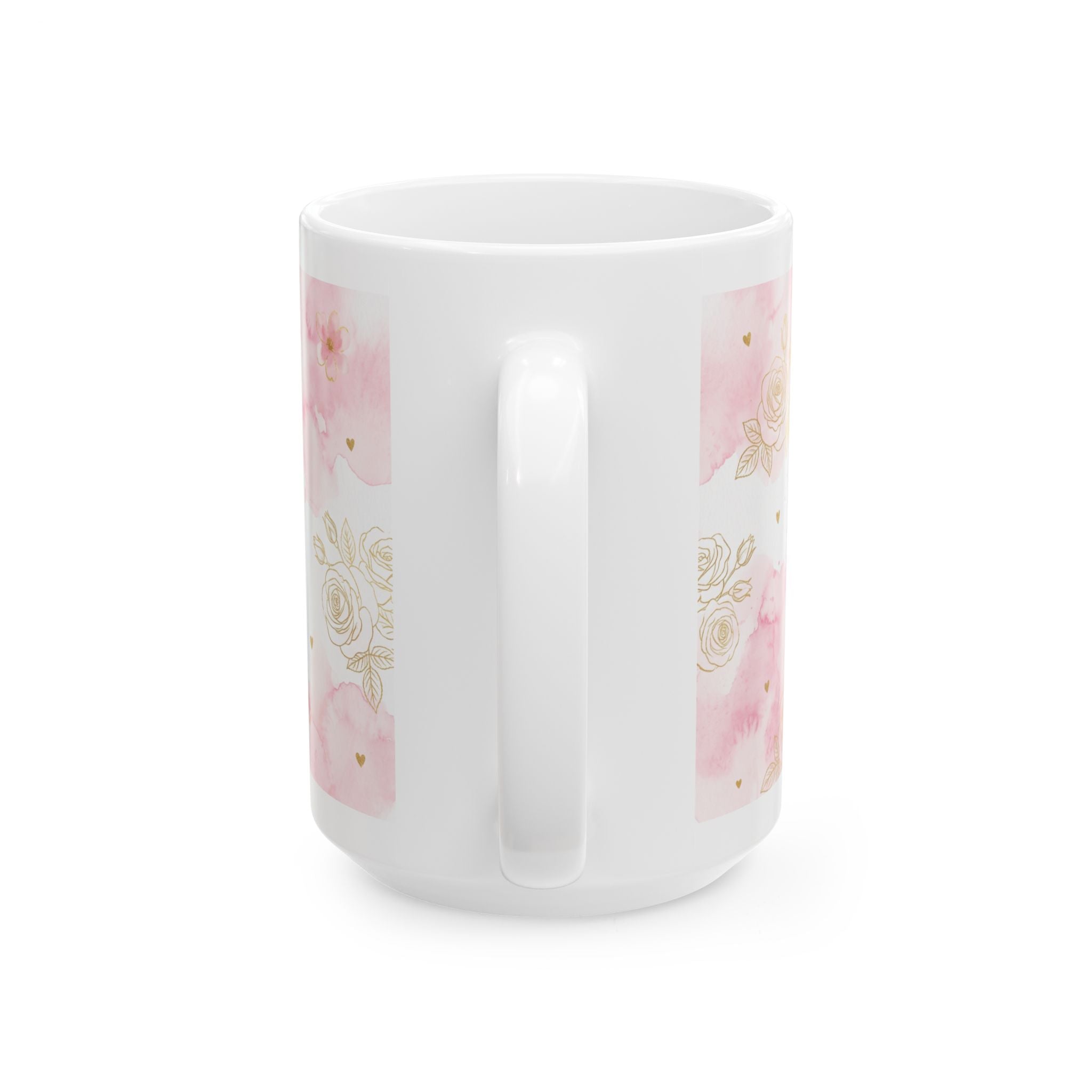 God Is Within Her Floral Scripture Mug | Inspirational Ceramic Mug