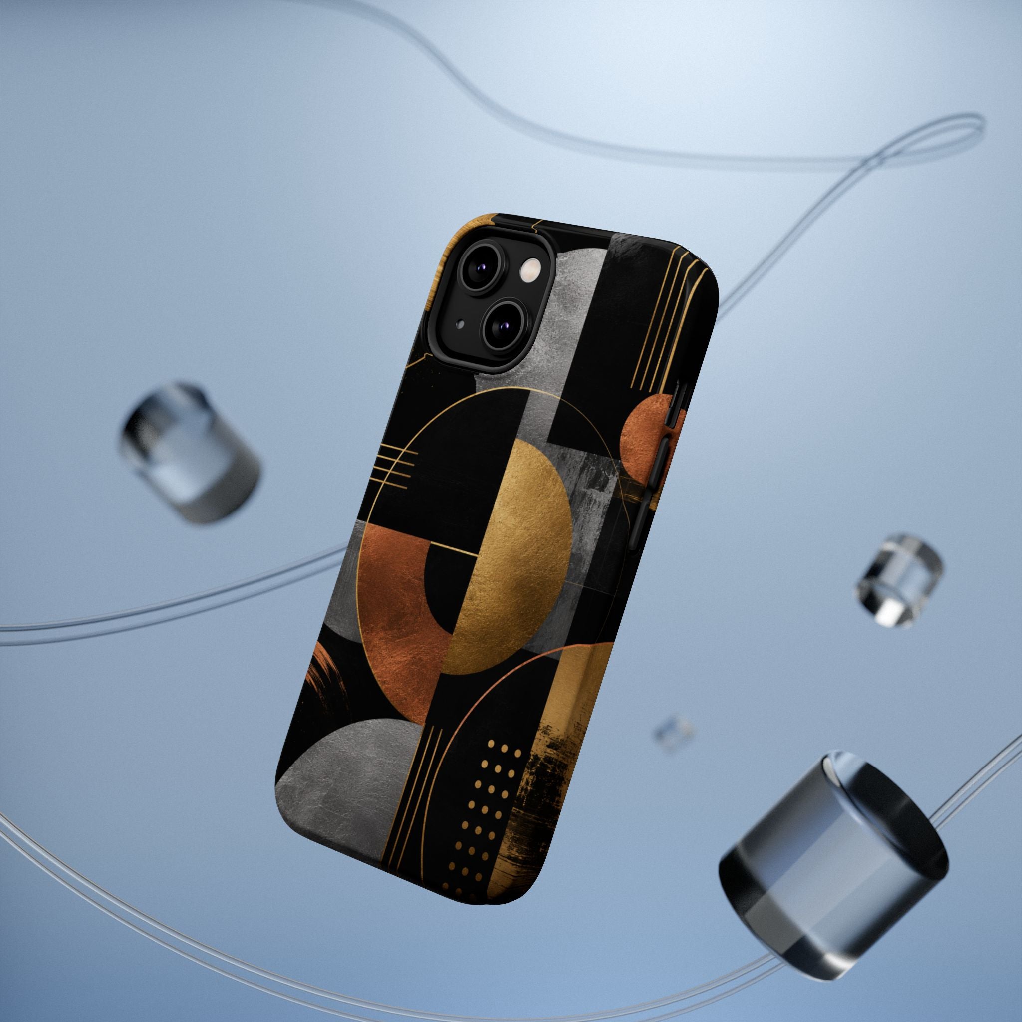 Abstract Geometric Circles Phone Case | Magnetic Impact-Resistant Case