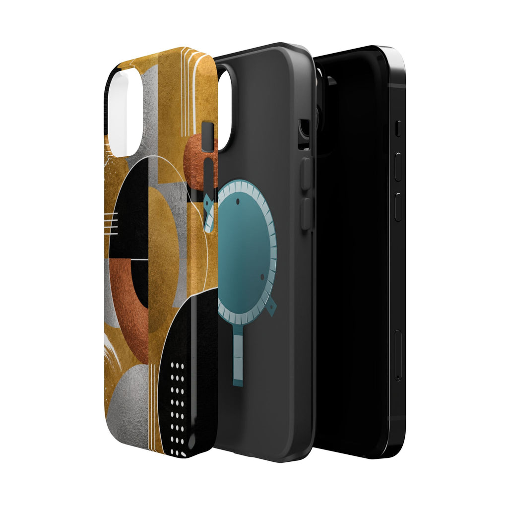 Abstract Geometric Art Phone Case | Magnetic Impact-Resistant Case