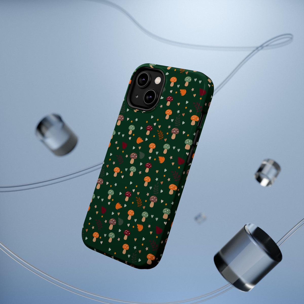 Mushroom Pattern Phone Case | Magnetic Impact-Resistant Case