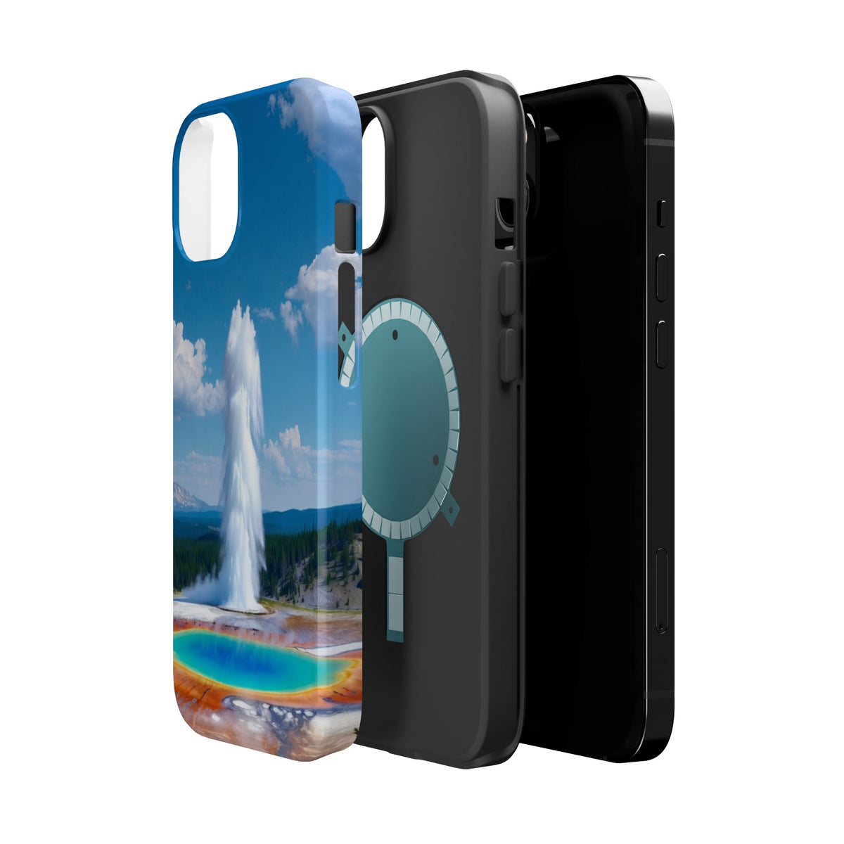 Grand Prismatic Spring Geyser Phone Case