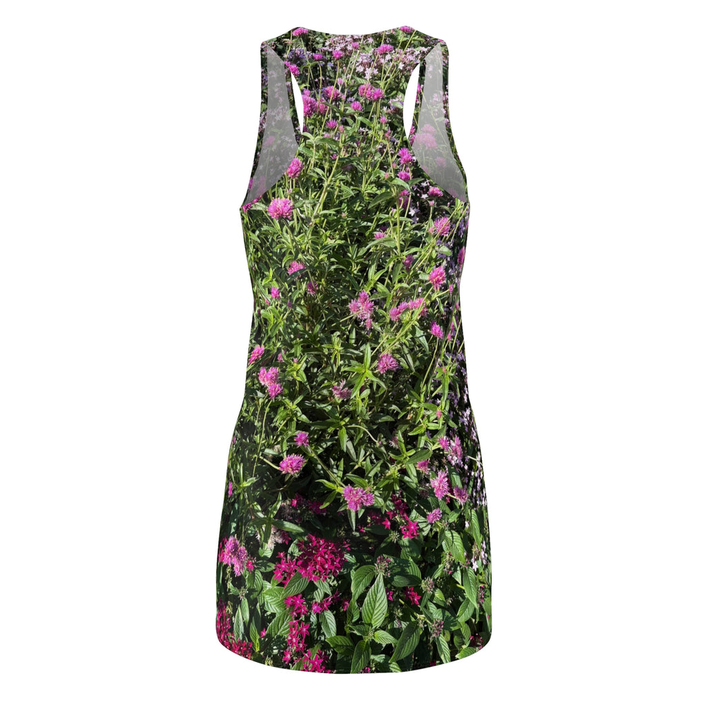 Wildflower Meadow Racerback Dress | Pink Floral All-Over Print