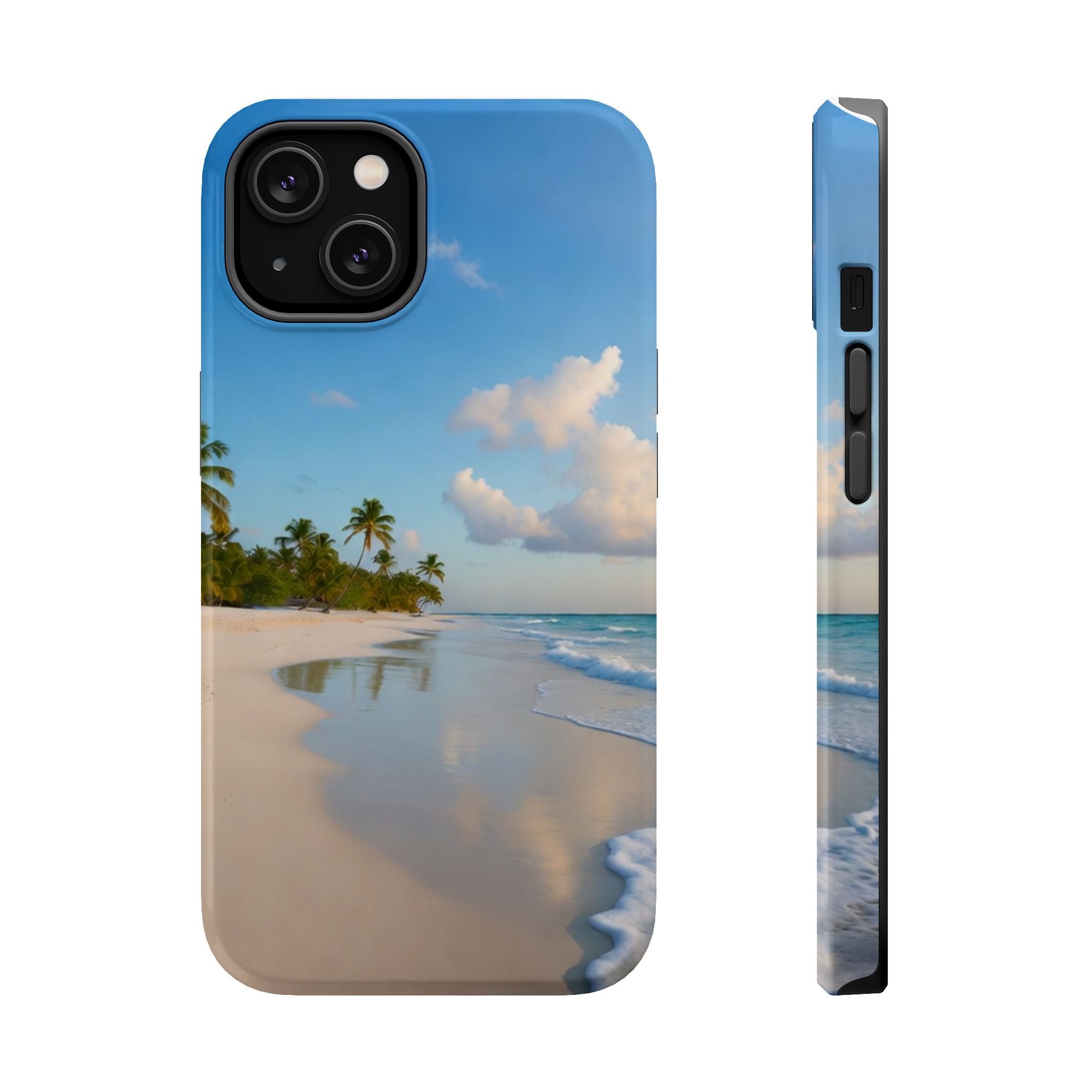 Tropical Beach Phone Case | Magnetic Impact-Resistant Case