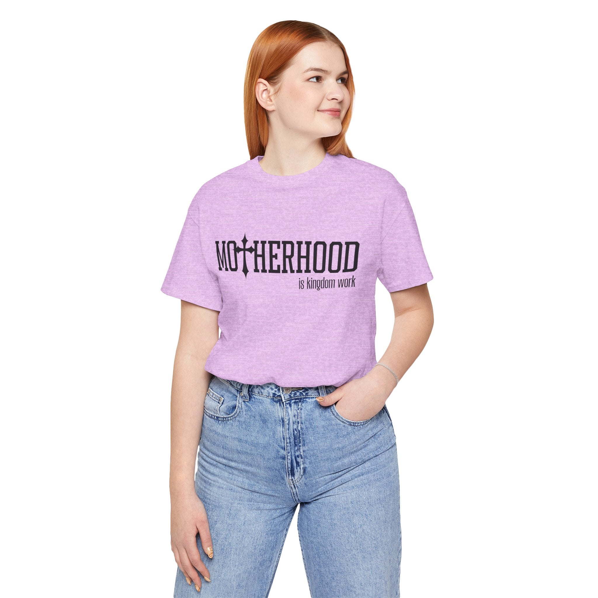Motherhood is Kingdom Work T-Shirt | Christian Mom Tee