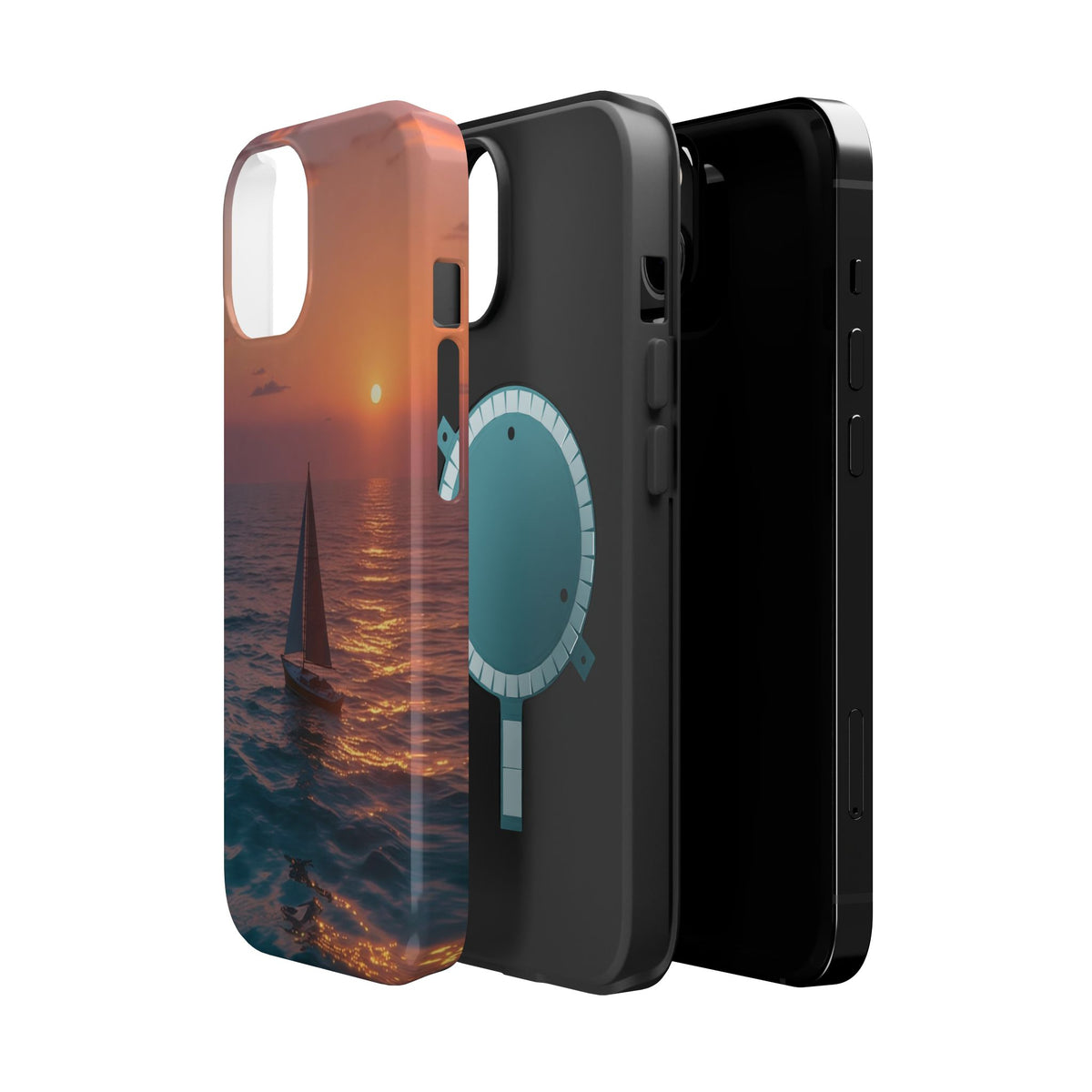 Sailboat Sunset phone case | Magnetic impact-resistant case