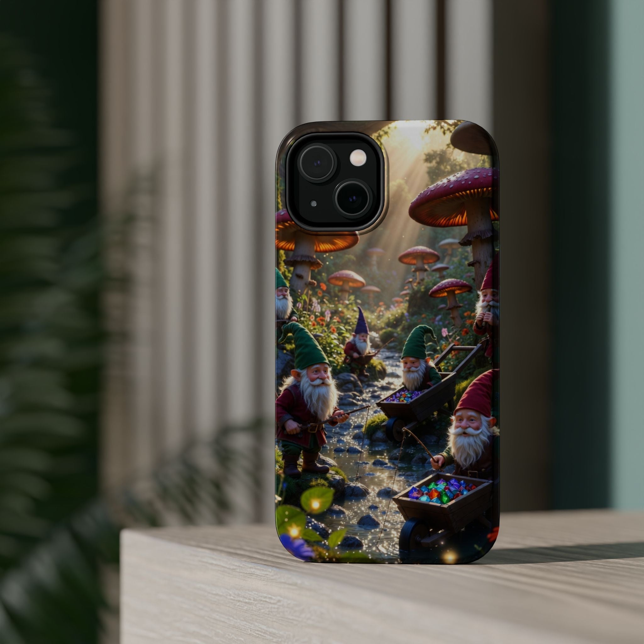 Gnome Mushroom Forest Phone Case | Magnetic Impact-Resistant Case