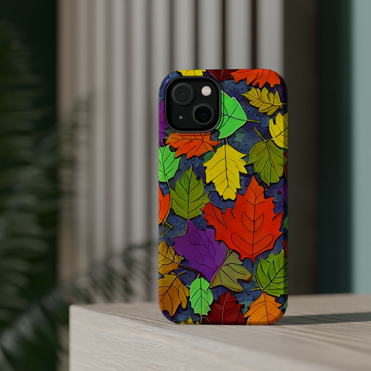 Colorful Autumn Leaves Phone Case | Magnetic Impact-Resistant Case