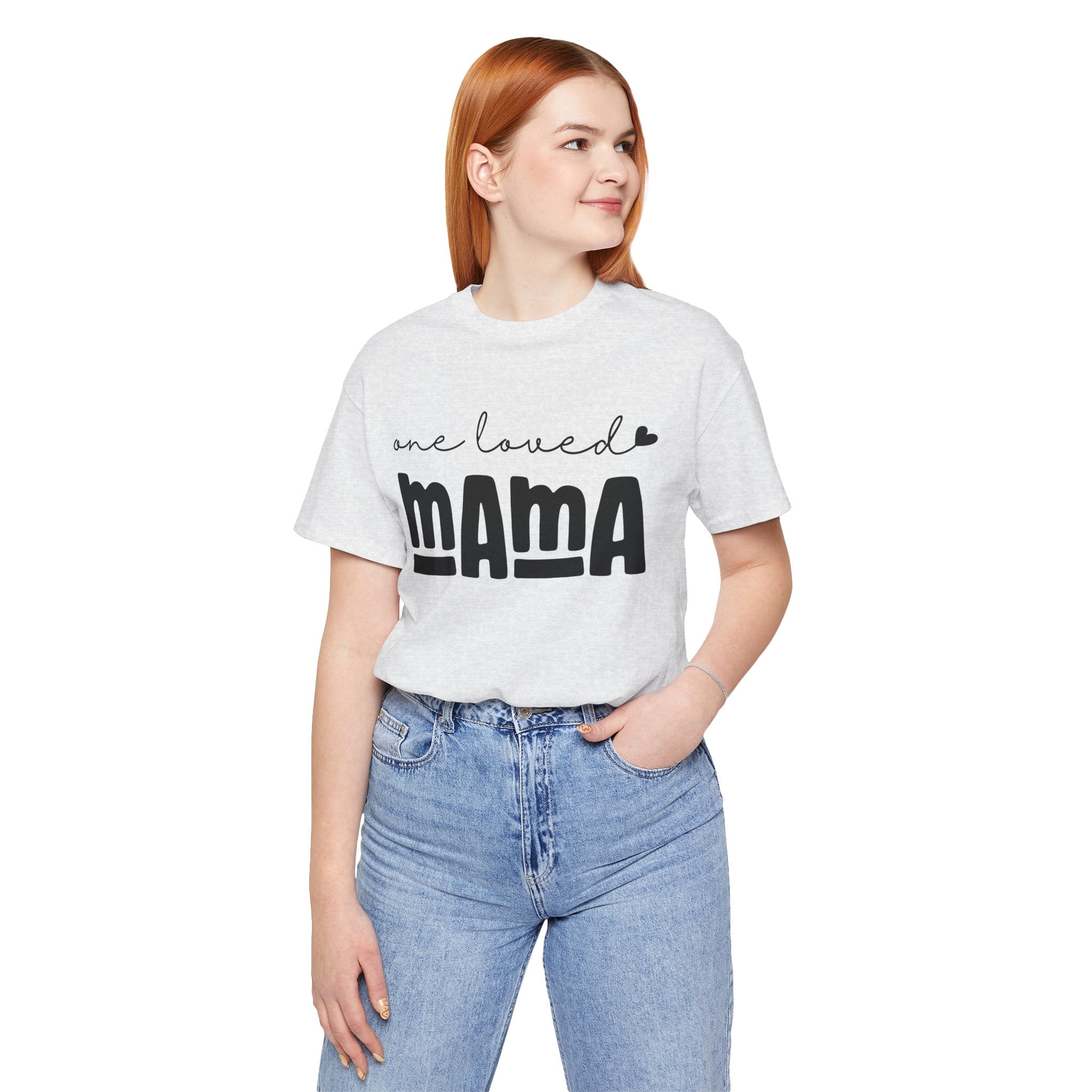 One Loved Mama T-Shirt | Mama Typography Tee, Mother's Day Shirt