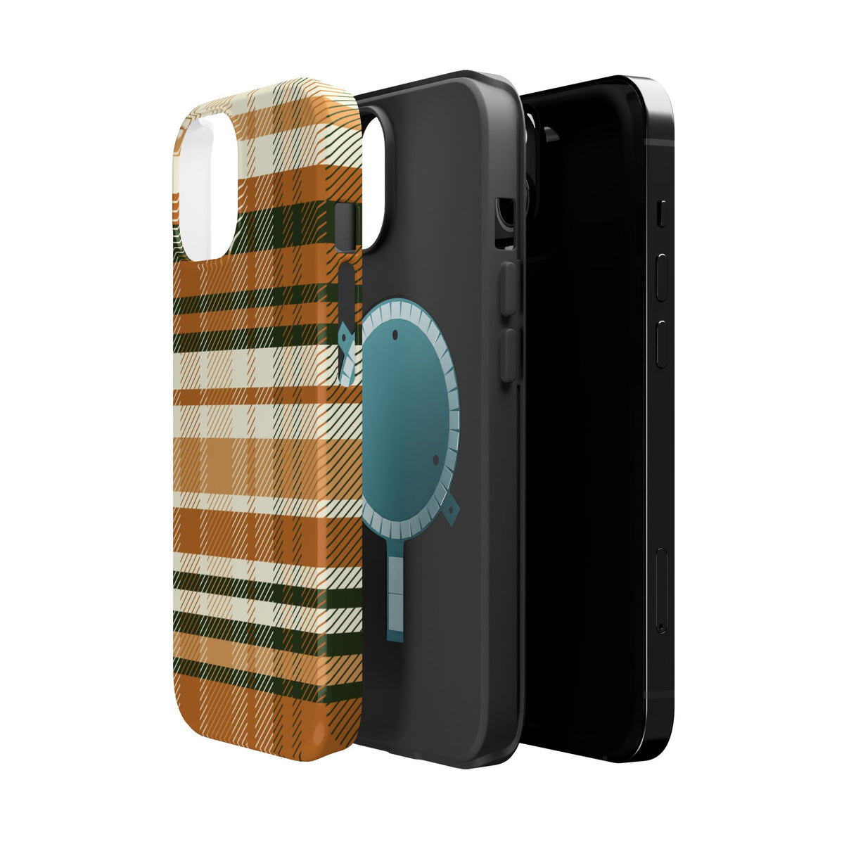 Autumn Plaid Phone Case | Magnetic Impact-Resistant Case