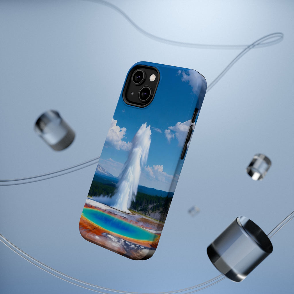 Grand Prismatic Spring Geyser Phone Case