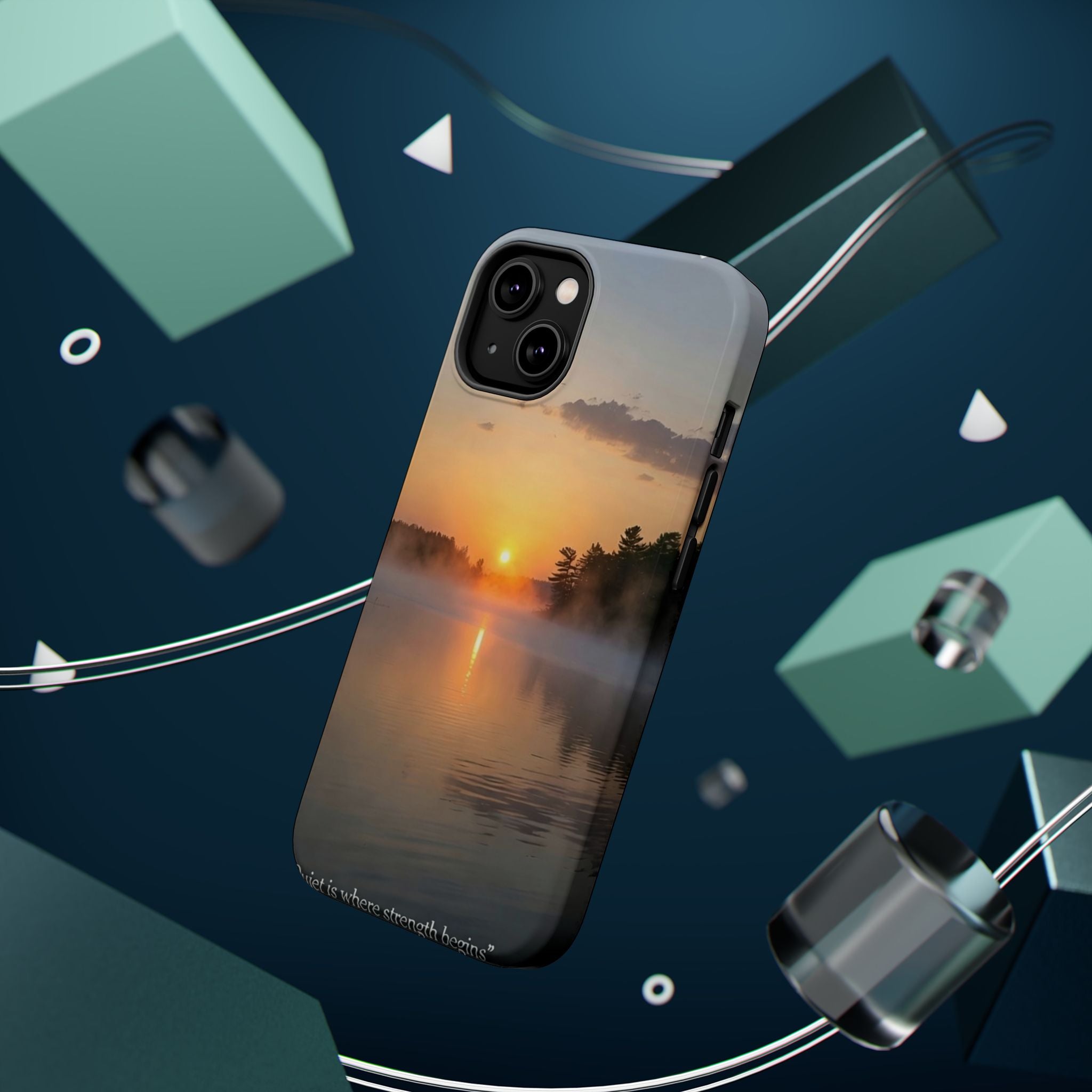 Sunrise Lake Landscape Phone Case | Magnetic Impact-Resistant Case