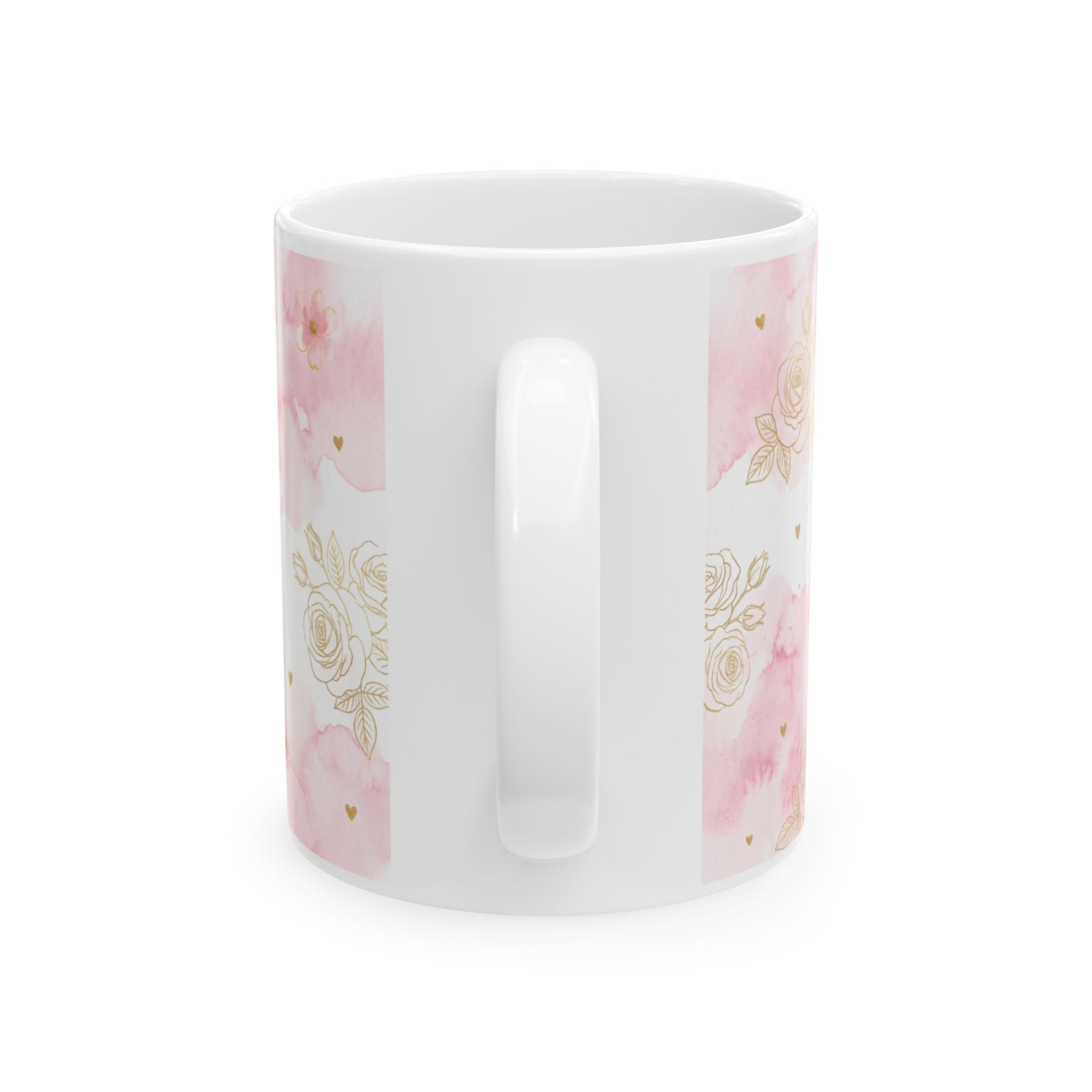 God Is Within Her Floral Scripture Mug | Inspirational Ceramic Mug