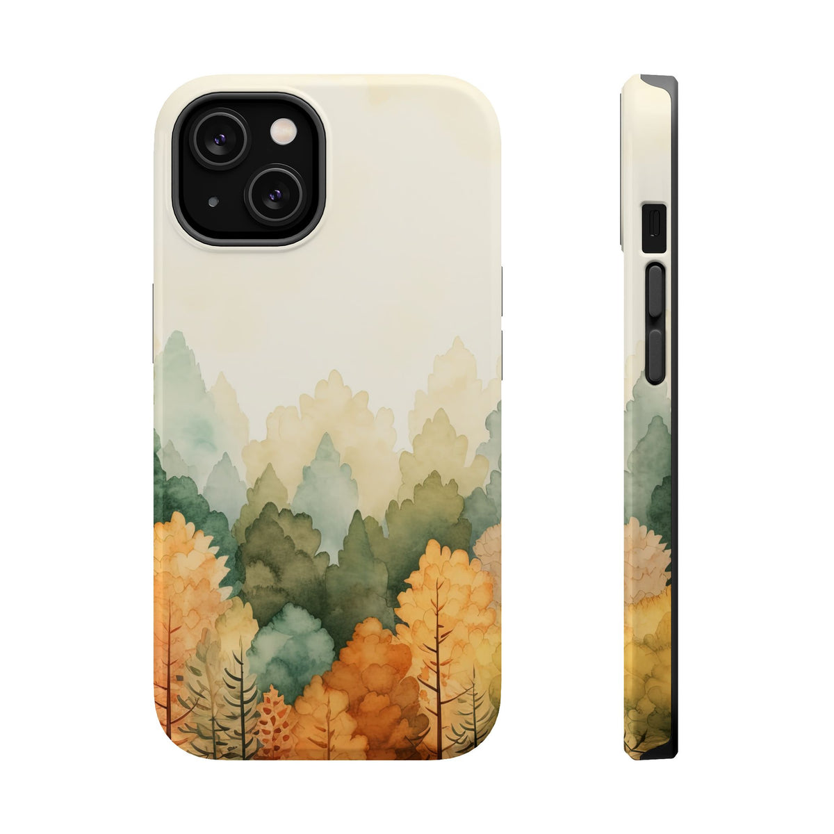 Autumn Watercolor Forest Phone Case | Magnetic Impact-Resistant Case