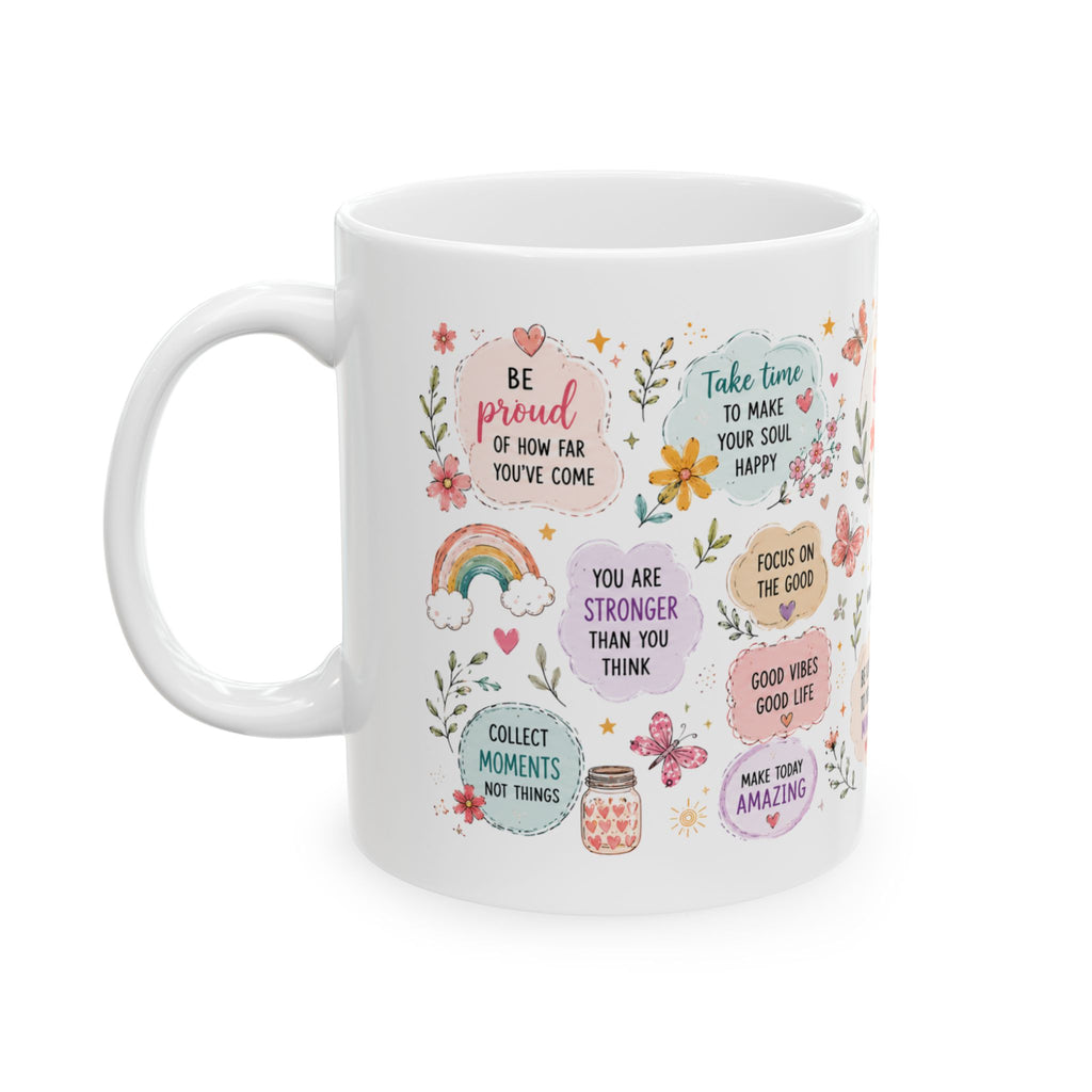 You Are Enough Inspirational Quotes Mug | Positive Affirmation Ceramic Mug