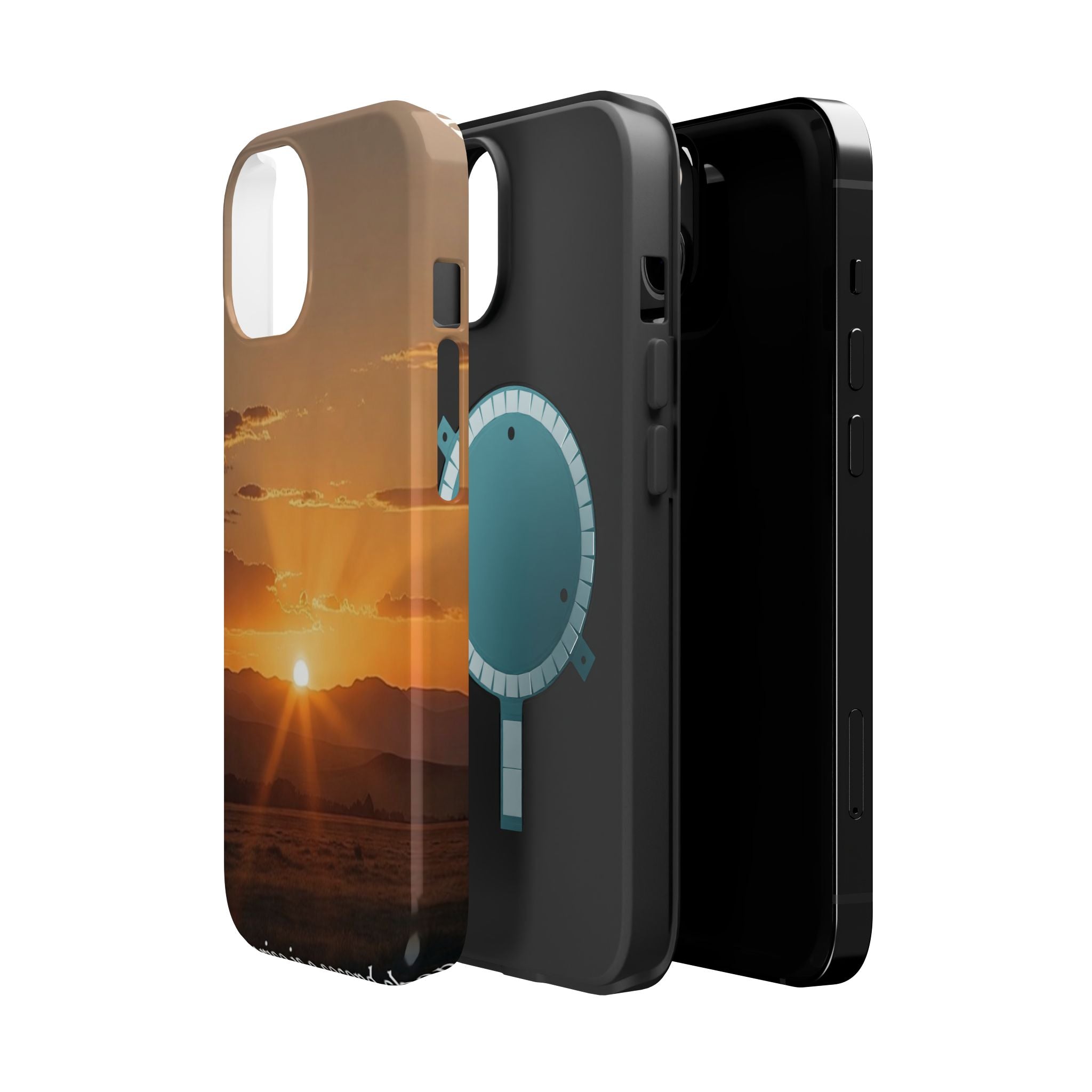 Sunrise Over Mountains phone case | Magnetic impact-resistant case