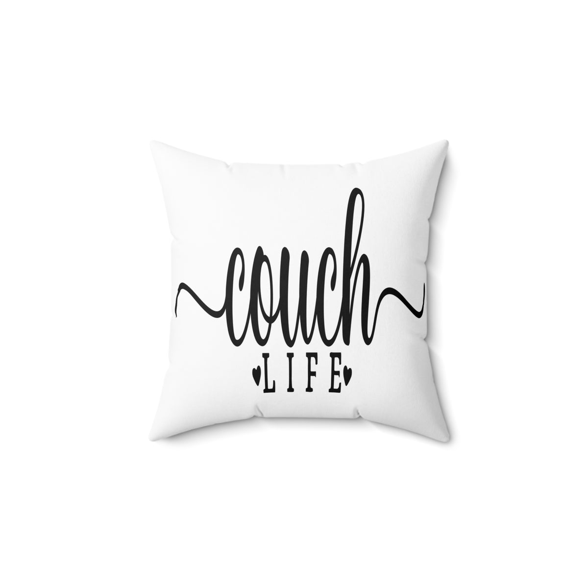 Couch Life Pillow | Square Decorative Throw Pillow