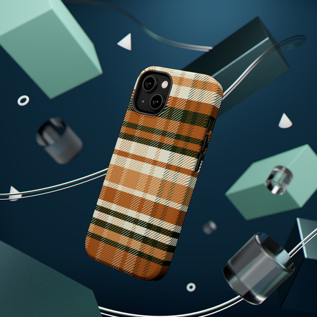 Autumn Plaid Phone Case | Magnetic Impact-Resistant Case